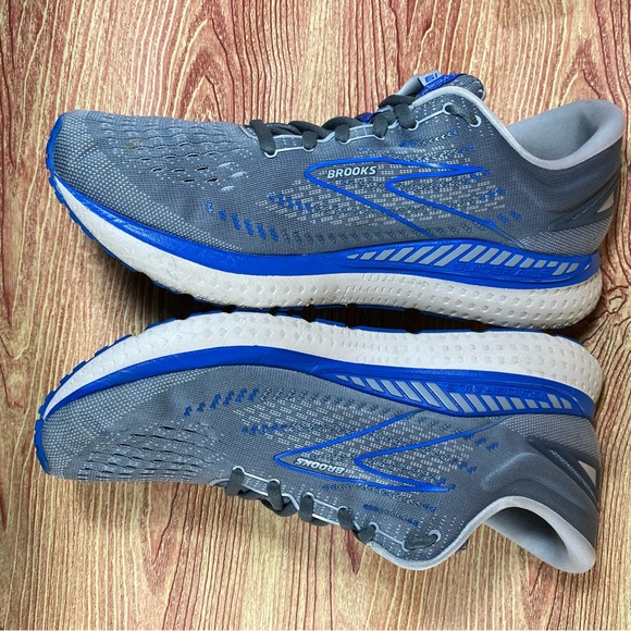 Brooks Glycerin GTS 19 Quarry Gray Blue Running Sneakers 12.5 - Picture 2 of 8